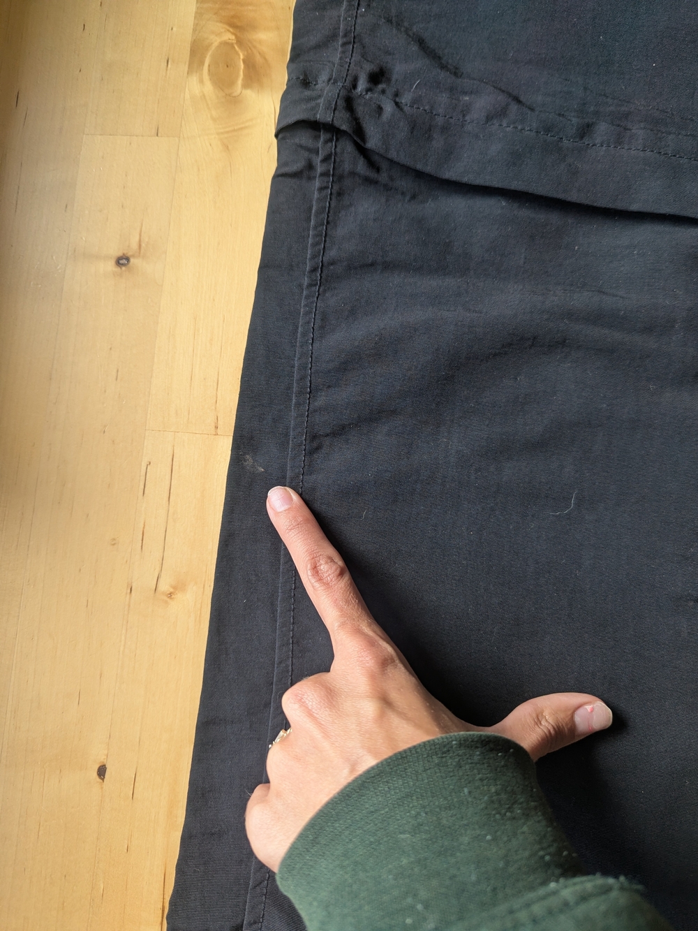 The North Face Men’s Black Convertible Hiking Pants 30x32 Gorpcore - Picture 6 of 13